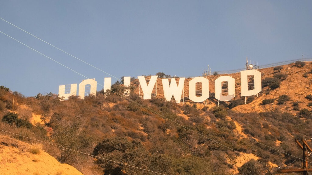 L'ascension à pied vers le panneau Hollywood n'est pas simple, mais quel plaisir d'arriver au pied de ce monument !