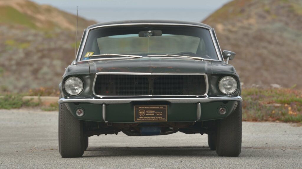 Photo présentant la Mustang Bullitt 559 pour sa mise aux enchères à Kissimmee en 2020. Courtesy of Mecum Auctions, Inc.