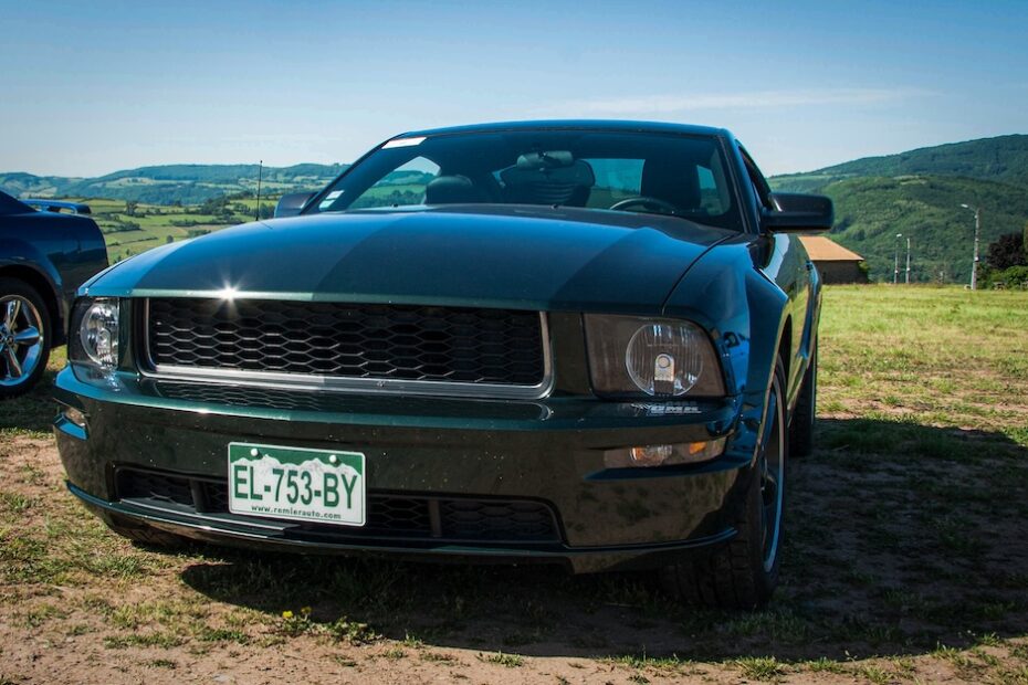 La Bullitt 2008 de David dans le Beaujolais au cours d'une balade que nous avons effectué ensemble.