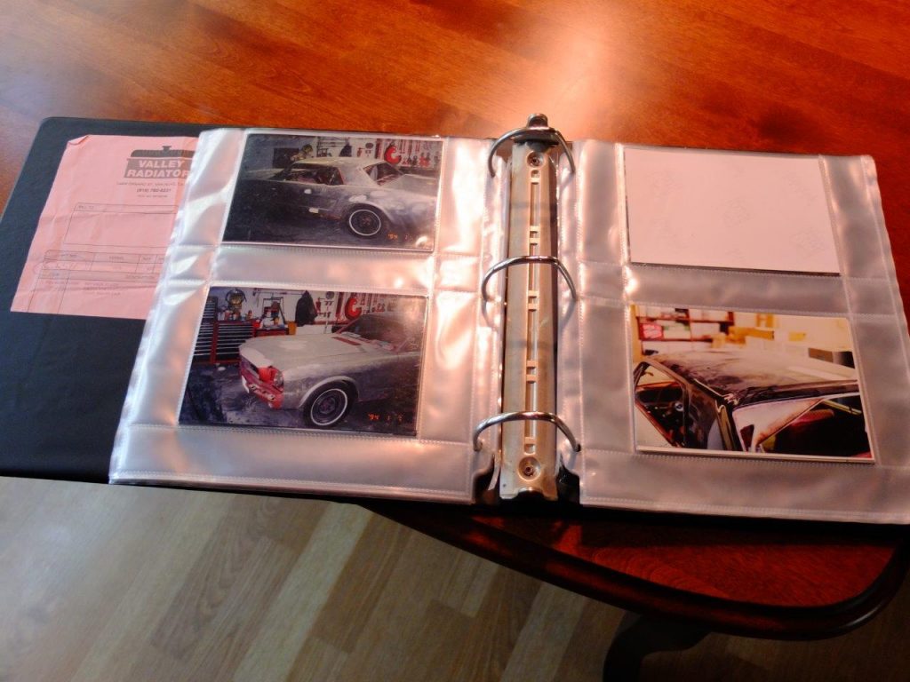 Le dossier de la restauration effectuée en 2000...