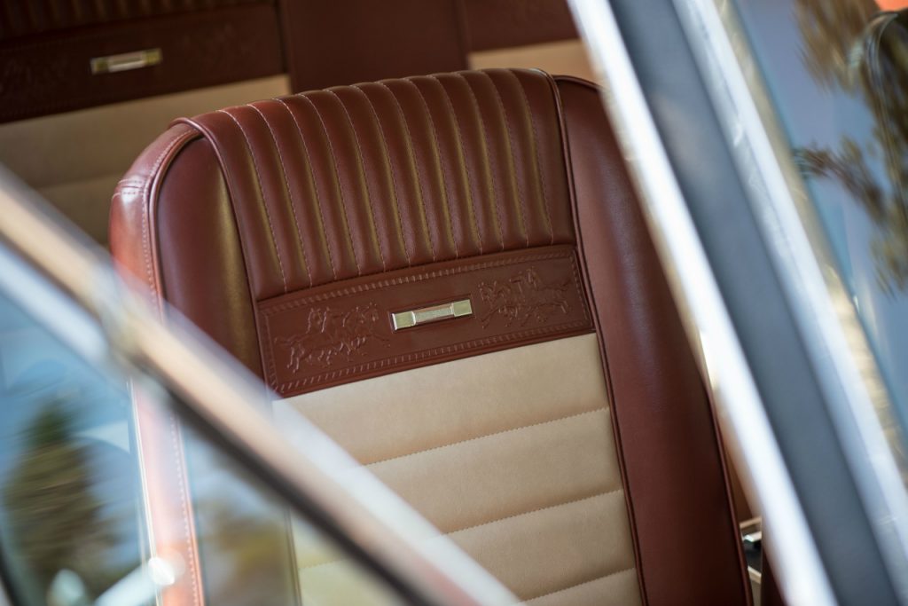 L'intérieur bi-ton du coupé de Pierre !