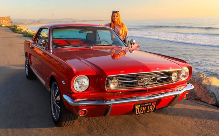 Francesca et son coupé 66 GT