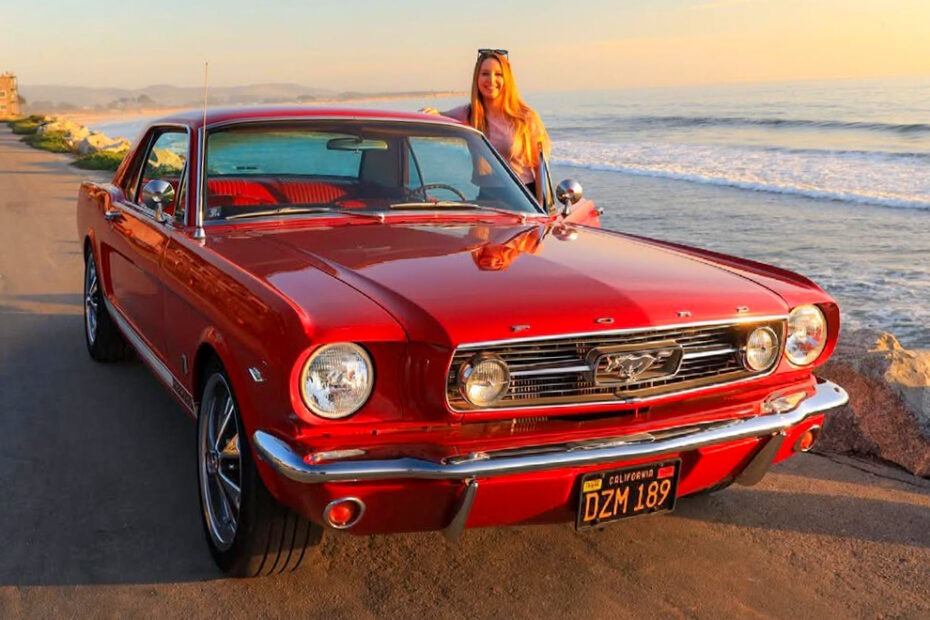 Francesca et son coupé 66 GT
