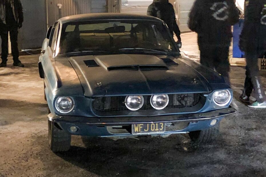 La Shelby GT 500 de David, arrivée en Suède.