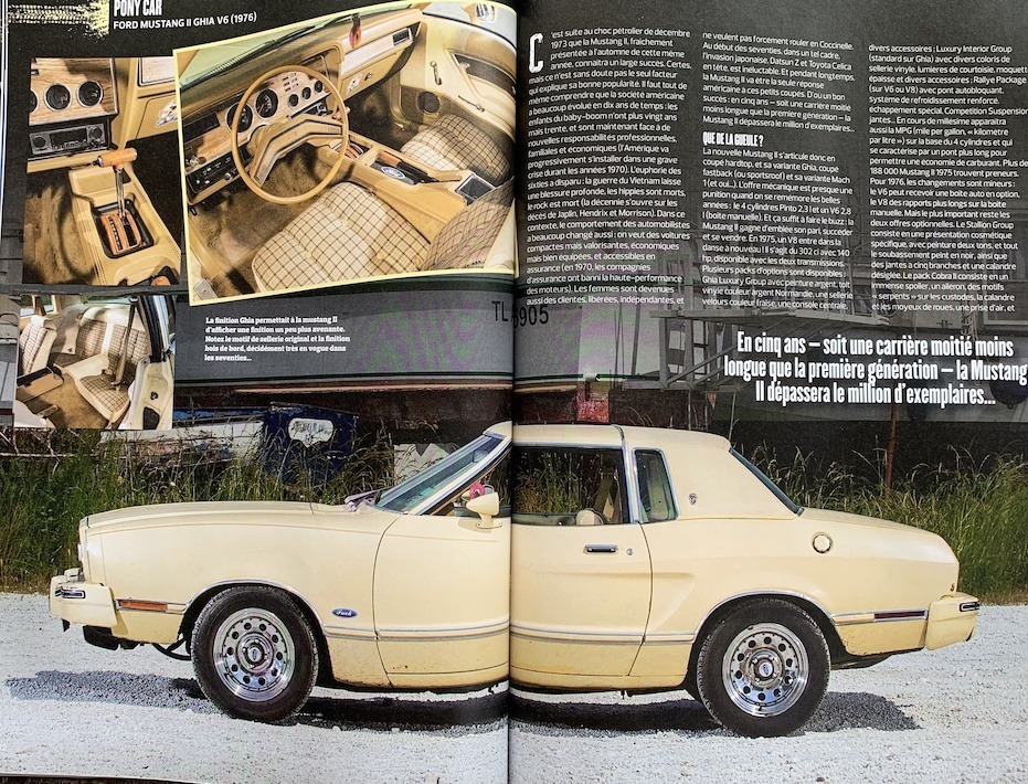 Début d'article "Ford Mustang II GHIA V6 (1976)"