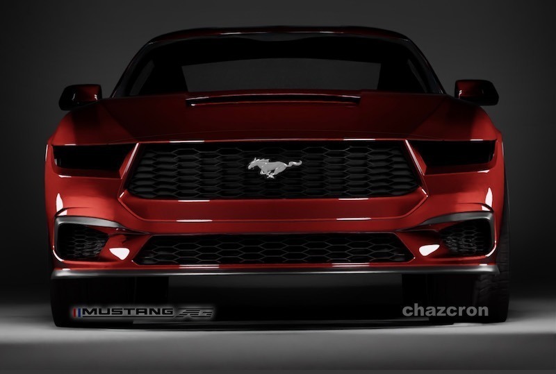 Le Ford Mustang 2024 en version coupé GT vue par Chazcron