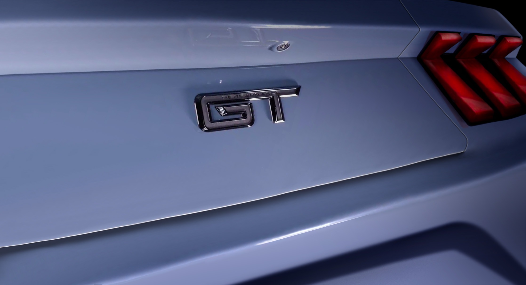 L'arrière de la Ford Mustang 2024 vue par Chazcron