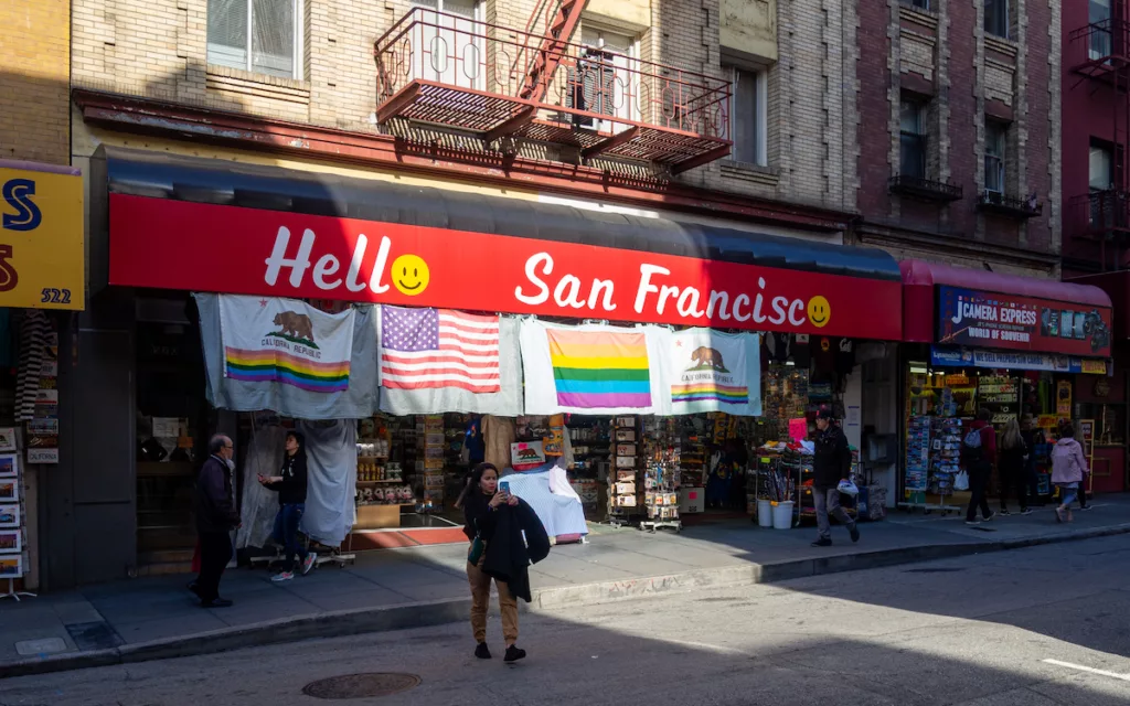 Le quartier de China Town à San Francisco.