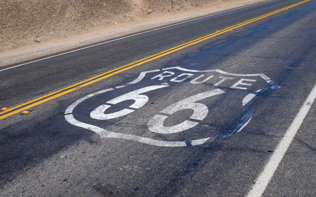 Pas de doute, on est bien sur la Route 66 !