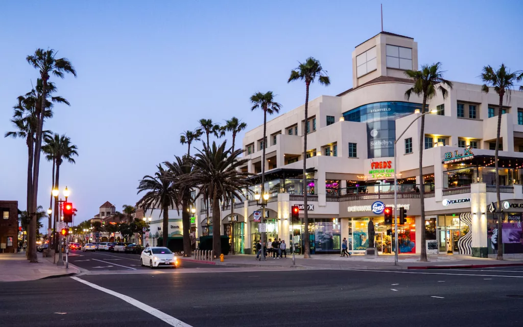 Huntington Beach is a really pleasant California town.