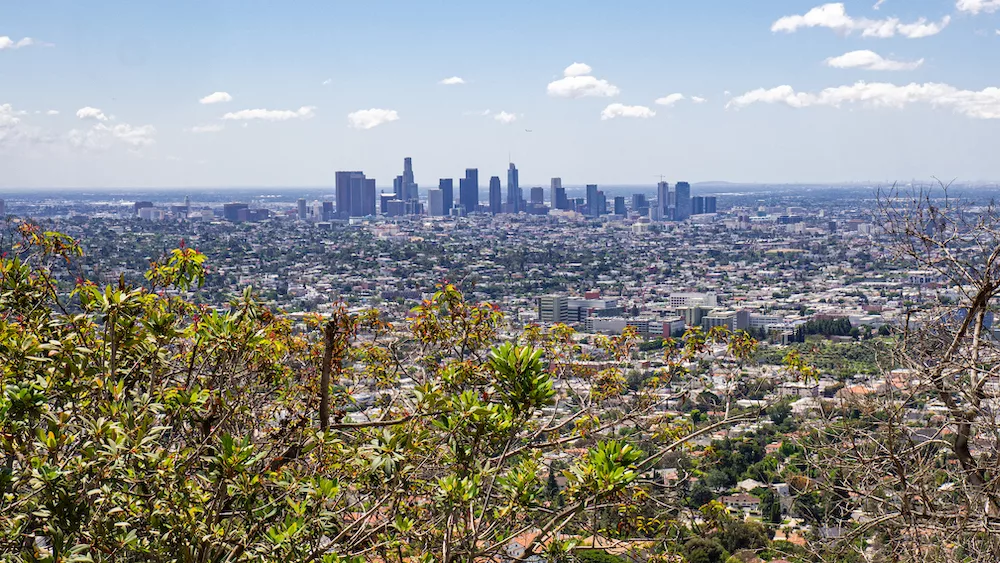 La skyline de Los Angeles depuis Griffith Obervatory.