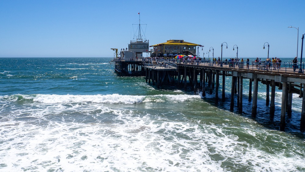 Santa Monica Pier.