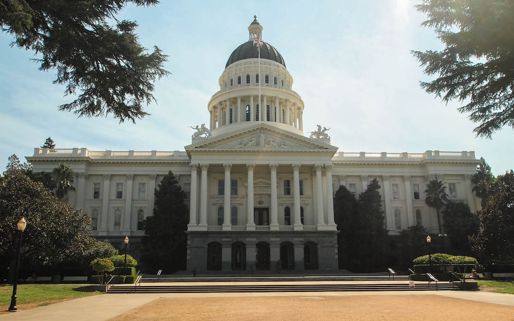 Le Capitole de Sacramento. Photo prise au cours de mon voyage en 2014.