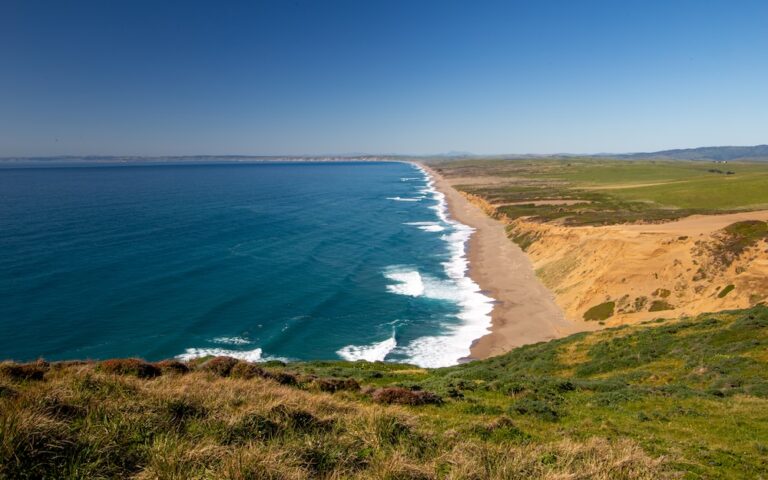 La vue à Point Reyes est de toute beauté, d'autant que la brume s'invite ici la majorité des jours de l'année. C'est une chance inouïe que nous avons là...