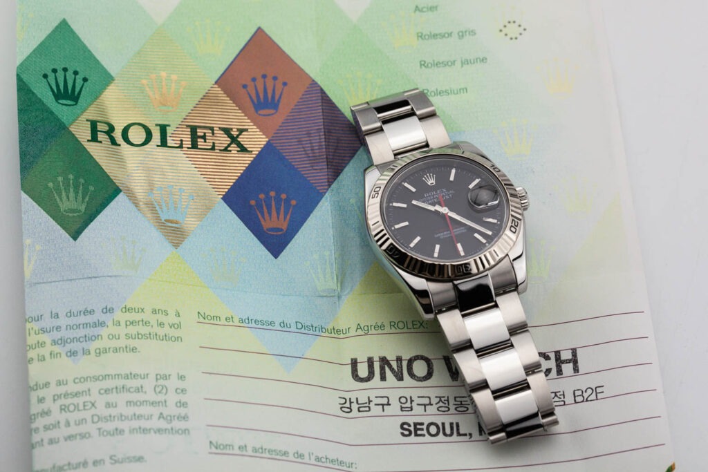 Rolex Turn-O-Graph – première Rolex à lunette tournante, ancêtre méconnue des montres sportives de la marque.