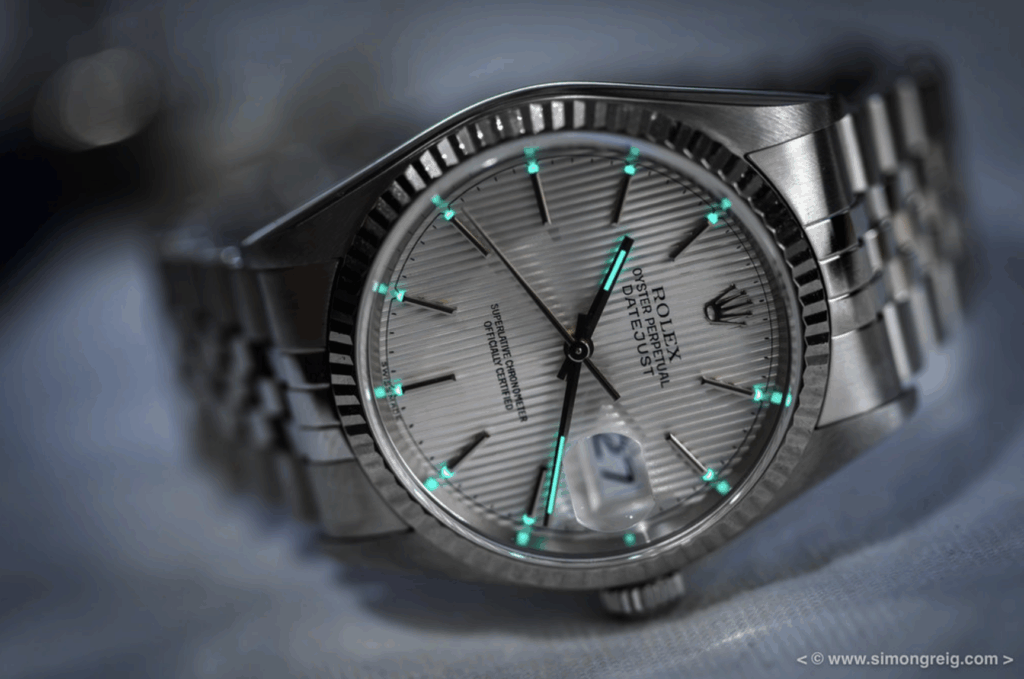 Rolex Datejust 36 mm vintage – l’élégance intemporelle, souvent sous-cotée face aux modèles sportifs.