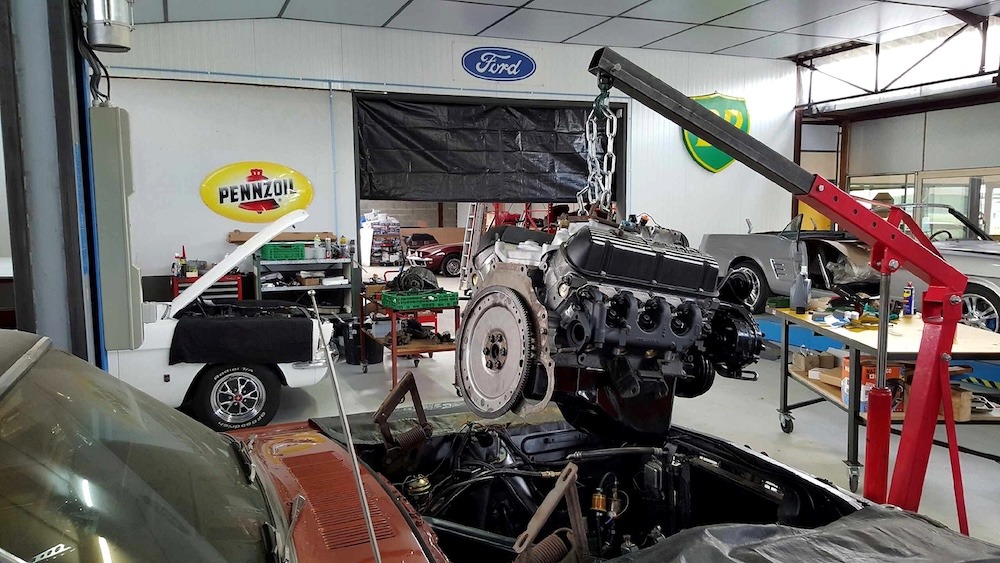 Le V8 302ci est lui aussi remplacé par un autre 289ci reconditionné.