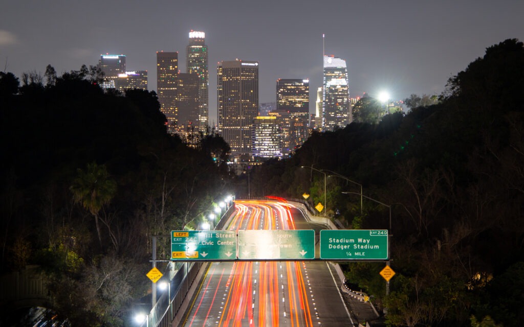 Los Angeles by night, une skyline inoubliable.