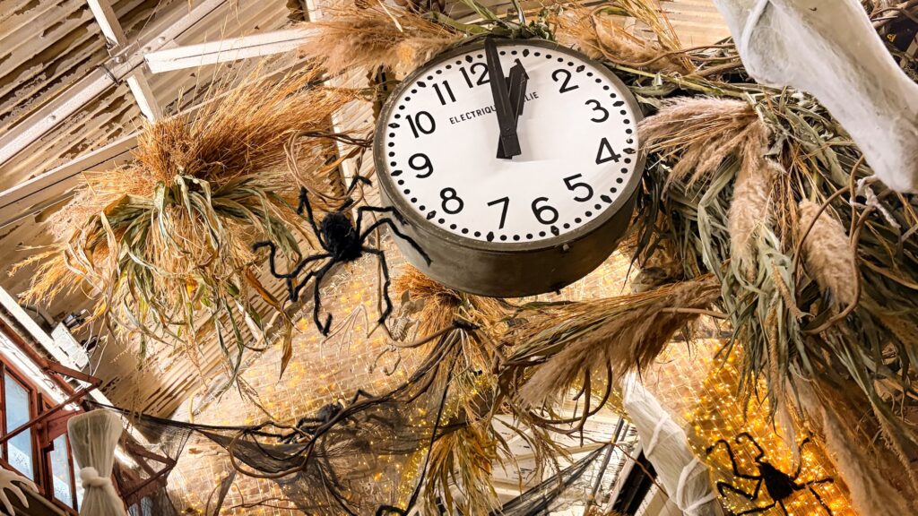 Comme nous le fait remarquer Zoé, ils ont peut être 'un peu abusé sur les décos d’Halloween !"