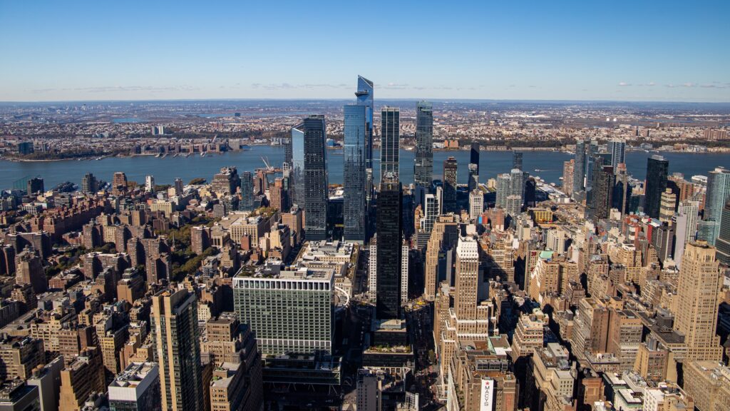 La vue depuis les étages supérieurs de l'Empire State Building est époustouflante !