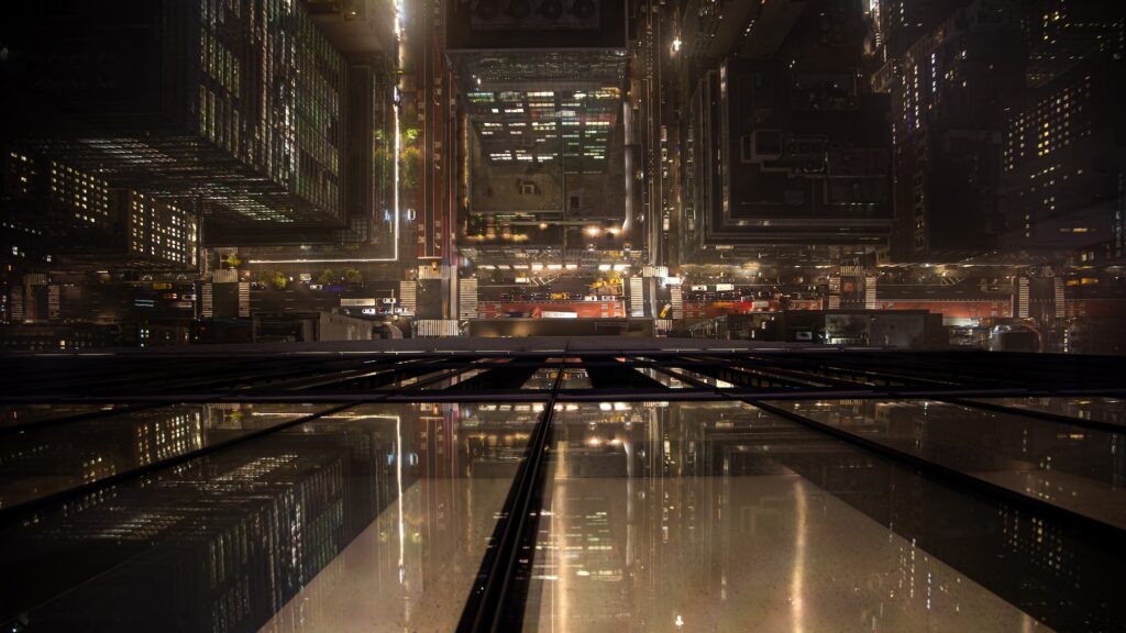 Et quand on regarde en bas, c'est haut !