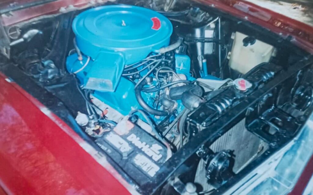 Moteur de Mustang cabriolet 1968 restauré