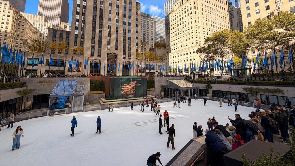 The Rink, la patinoire du Rockefeller Center.