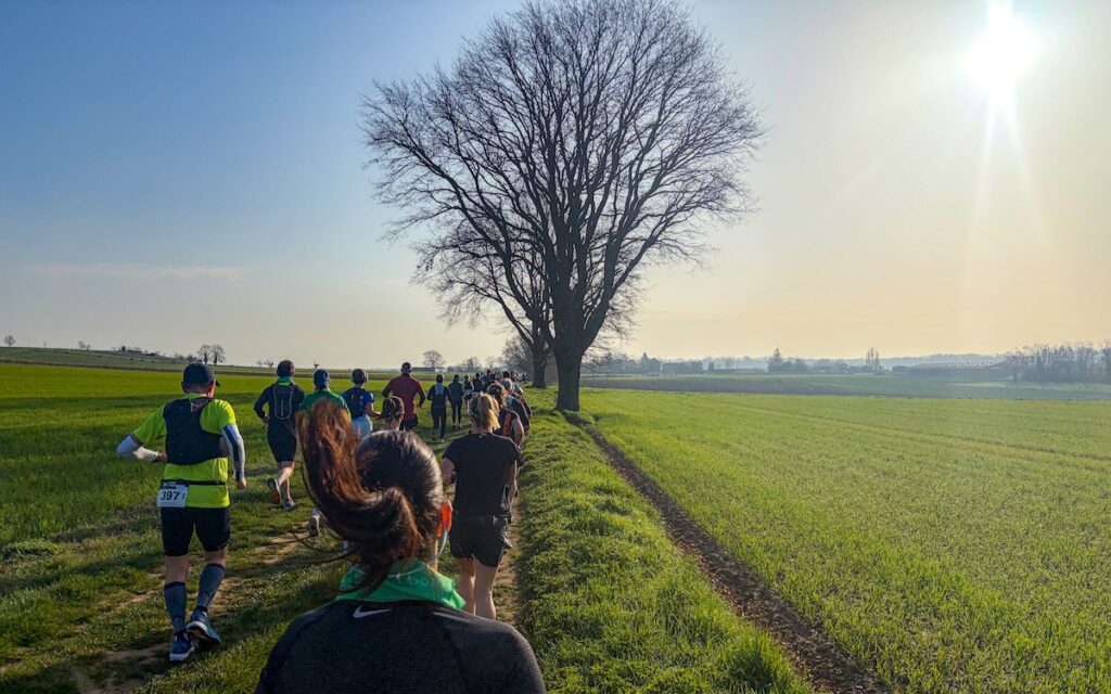 Le parcours emprunte parfois  des sentiers que je vois de loin pendant mes entraînements, comme celui-ci pourtant tout prêt de chez moi !