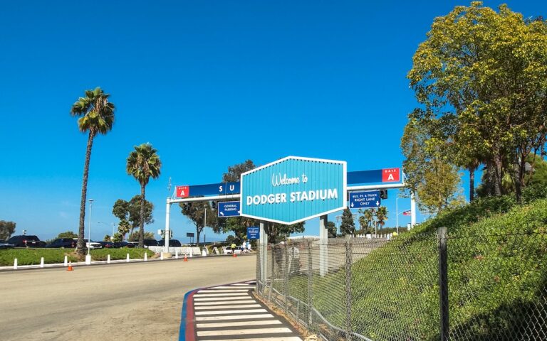 Mon départ se fera au Dodger Stadium.