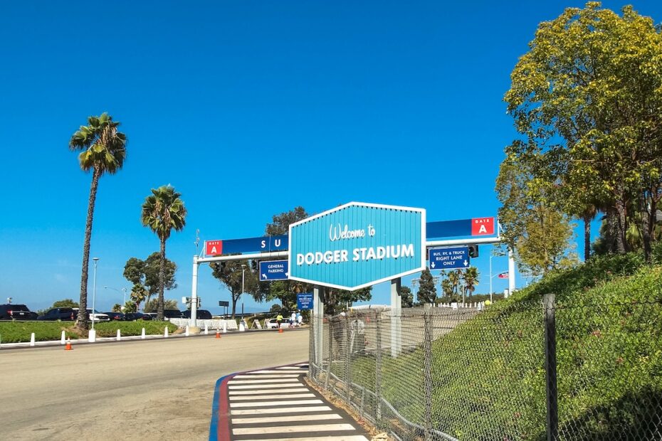 Mon départ se fera au Dodger Stadium.